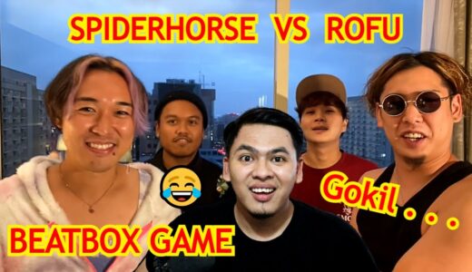 GOKIL...😂 Beatbox Game - SPIDERHORSE vs アジアチャンピオン(ROFU) | Reaction