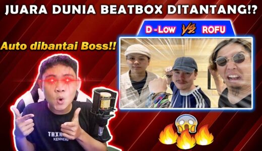 JUARA DUNIA BEATBOX DITANTANG?! | D-Low Vs Rofu Beatbox Game [Reaction]