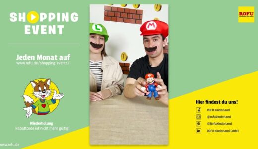 Coole Artikel aus dem Super Mario Movie 🍄 | ROFU Shopping Event: Super Mario | ROFU Kinderland